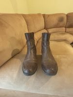 Bottine en cuir