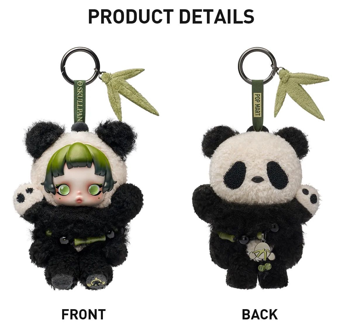 Pop Mart Statuette: Pop Mart Skullpanda Lazy Panda Plush Doll Pendant – Nuovo e nell'imballaggio originale da Glattbrugg venduto da arttoy.land 7