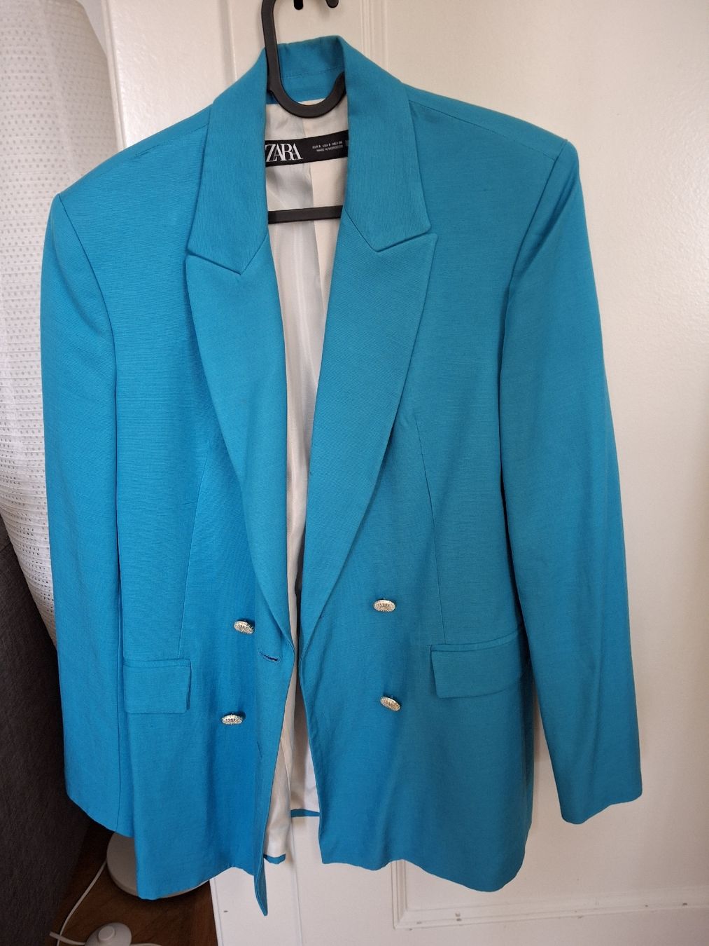 Zara Jacken: Blazer turquoise Zara S – Gebraucht aus Lausanne von Cognitia