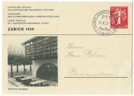 1939 Landi-Bildpostkarte Nr. 150-016 GROTTO TICINESE, gest.