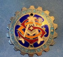 ACS car badge / Emblem, Email, 7 cm Durchmesser