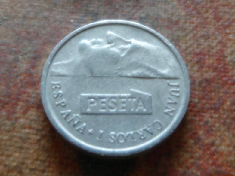 Alle Münzen: ESPAGNE  1 Pesetas  1993 – Gebraucht aus Romanel-sur-Lausanne von Swift13 1
