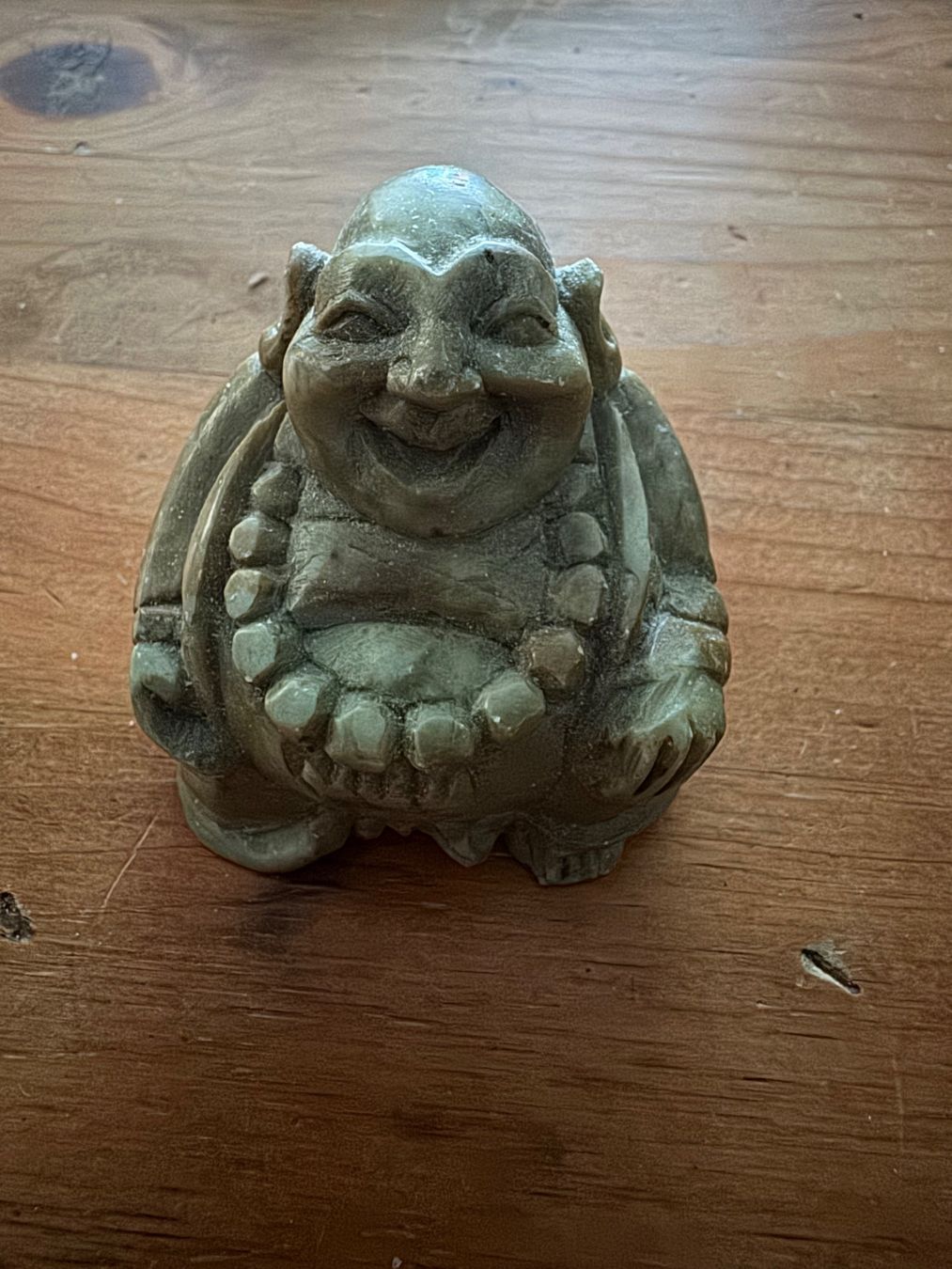 Statuette: Lachender Buddha aus Speckstein 5cm hoch – Usato da Gebenstorf venduto da baumhaus64