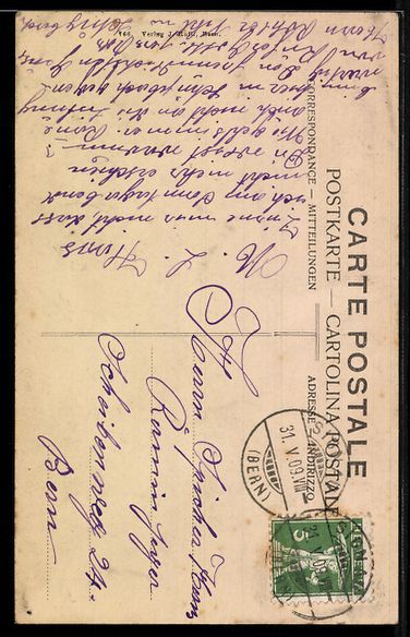 Cartoline postali: AK Signau, Kirche mit Umgebung – Usato da Berlin venduto da bartko-reher 1