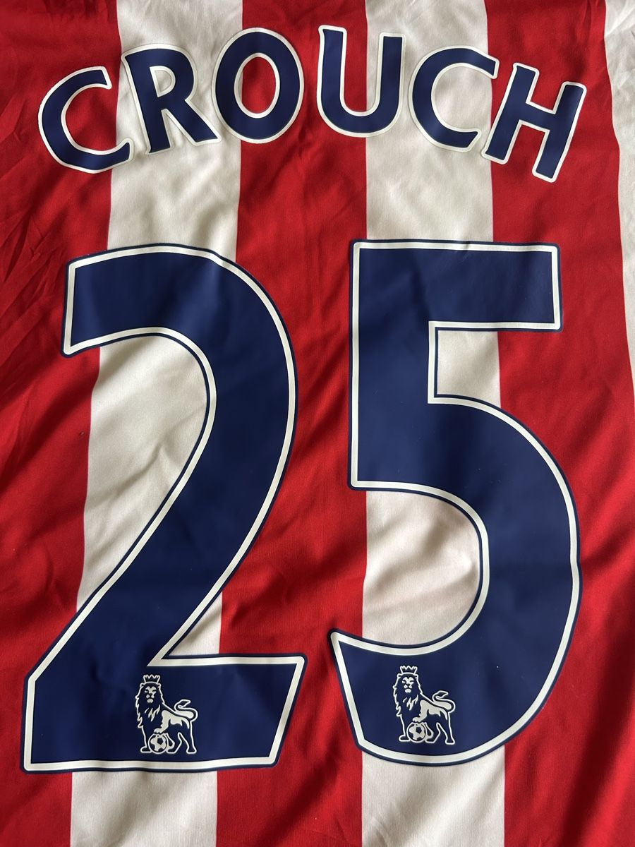 Canottiere & Pantaloni: Maillot Stoke City 2011 floquée Crouch – Usato da Courgenay venduto da mar_w26c