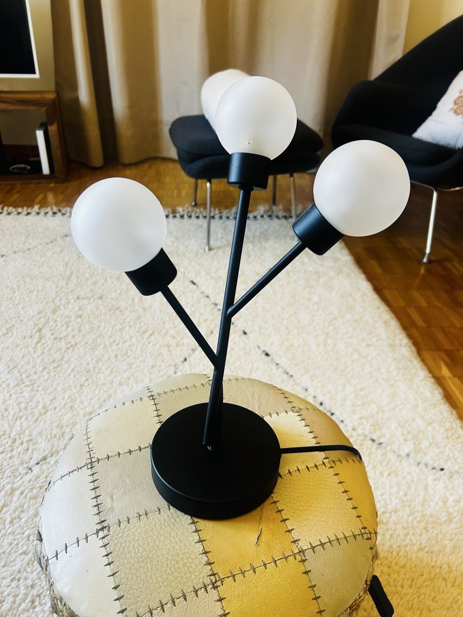 Lampade: Tischlampe schwarz 3 Bälle/Spheren – Usato da Zürich venduto da cdu_8jxf 4