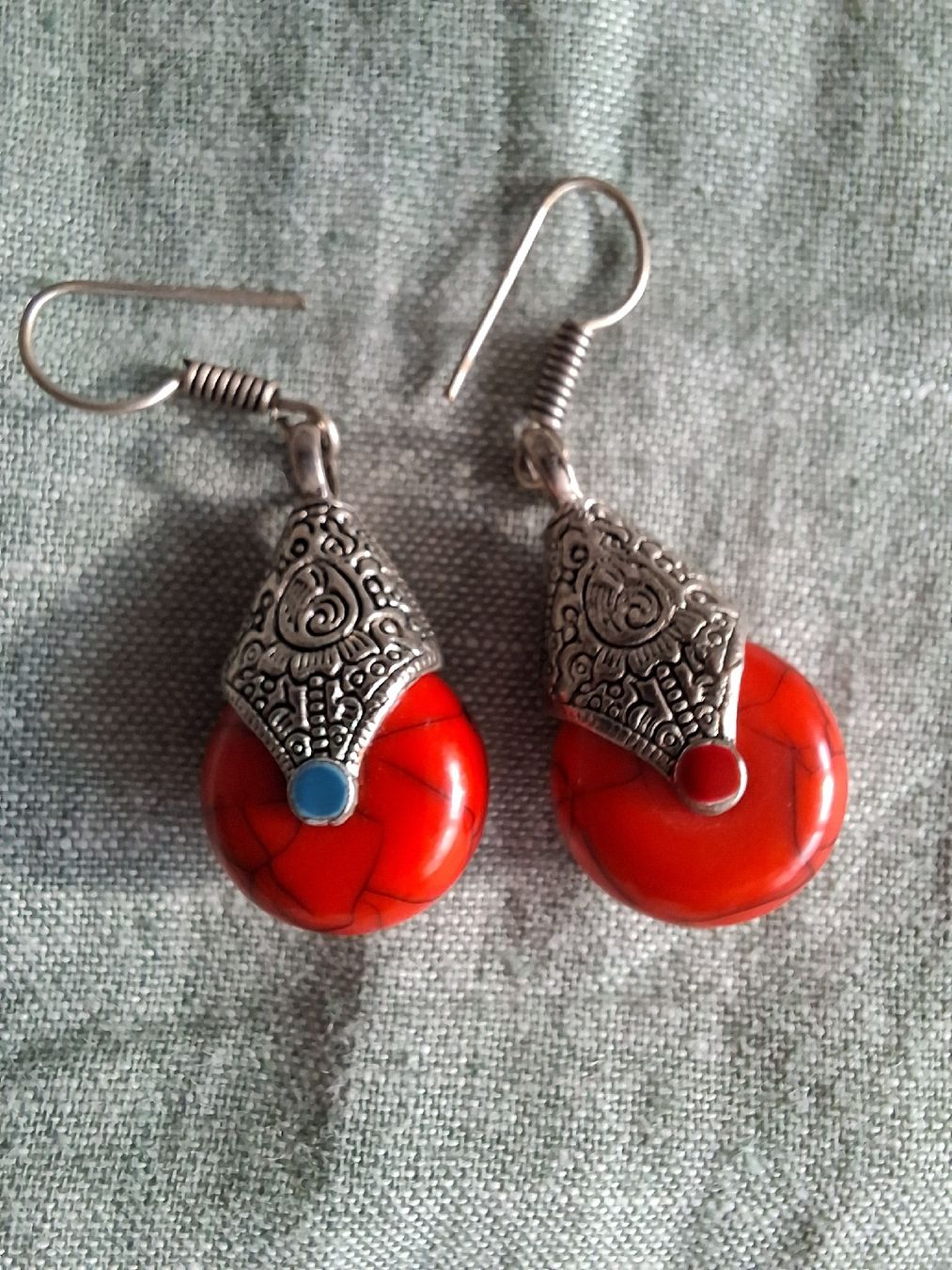 Boucles d'oreille: Boucles d'oreilles style tibétain – D'occasion à Lutry par Sim_Sta 5