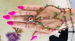 Sublime parure bague bracelet MICHAL NEGRIN, une splendeur