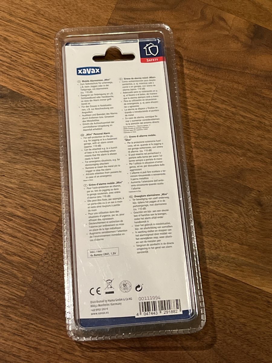 Alarmanlagen: Mobile Alarmsirene Mini – Neu und originalverpackt aus Andelfingen von estark 1