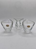 3 Vintage Kristall-Schalen "Val Saint Lambert"
