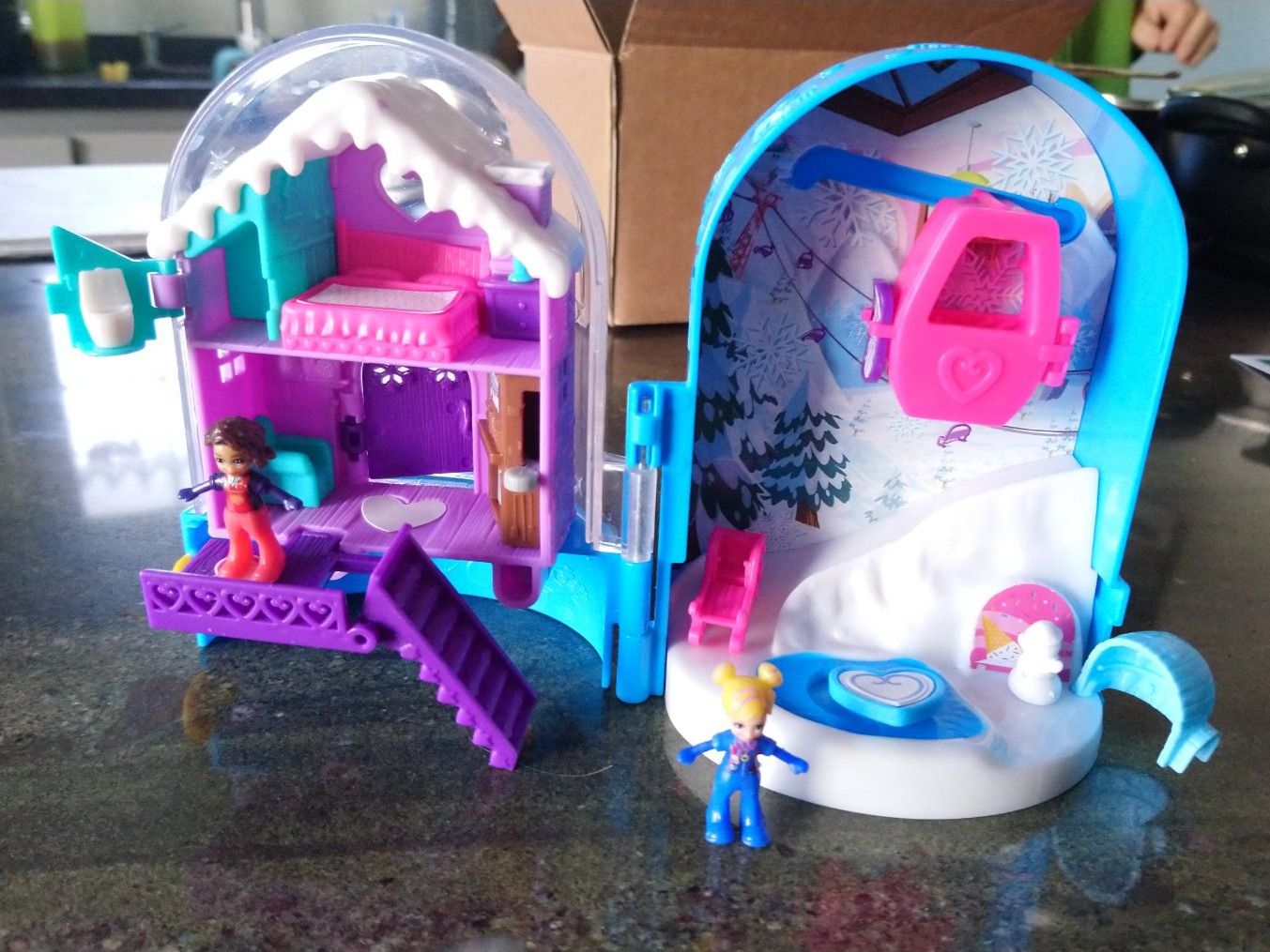 Polly Pocket Giocattoli: Polly Pocket "Skihütte" – Usato da Jonen venduto da h-blxgirl79