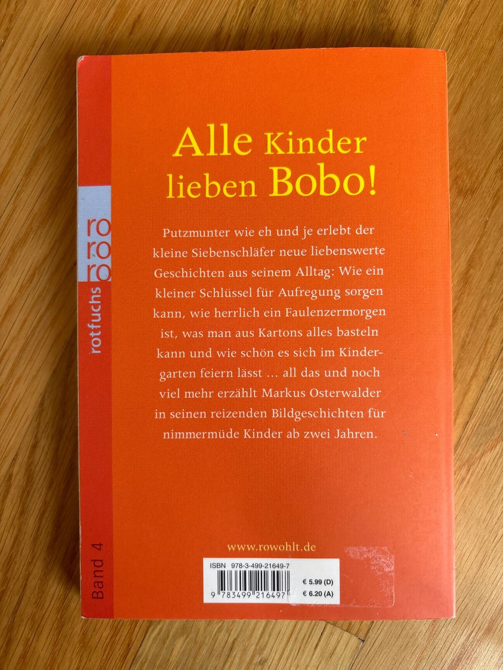 Bücher: Bobo Siebenschläfer wird nicht müde, Kinderbuch – Gebraucht aus Luzern von Sontru 1