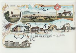 Altstetten, Zürich - (AK Lithoansicht im Form.  A4)