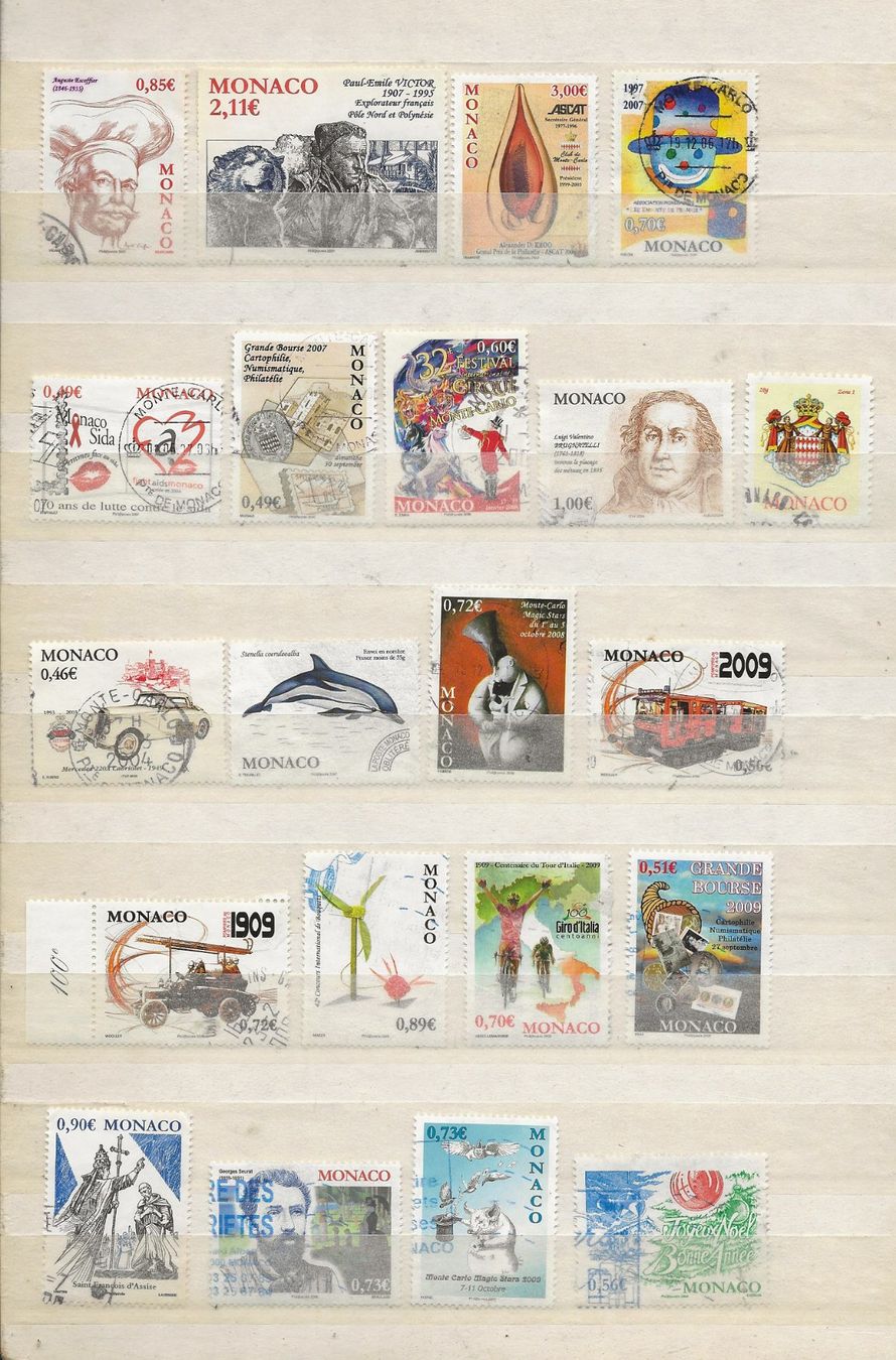 Alle Briefmarken: Monaco Lot 2002 .... – Gebraucht aus Sion von PierreP01 1