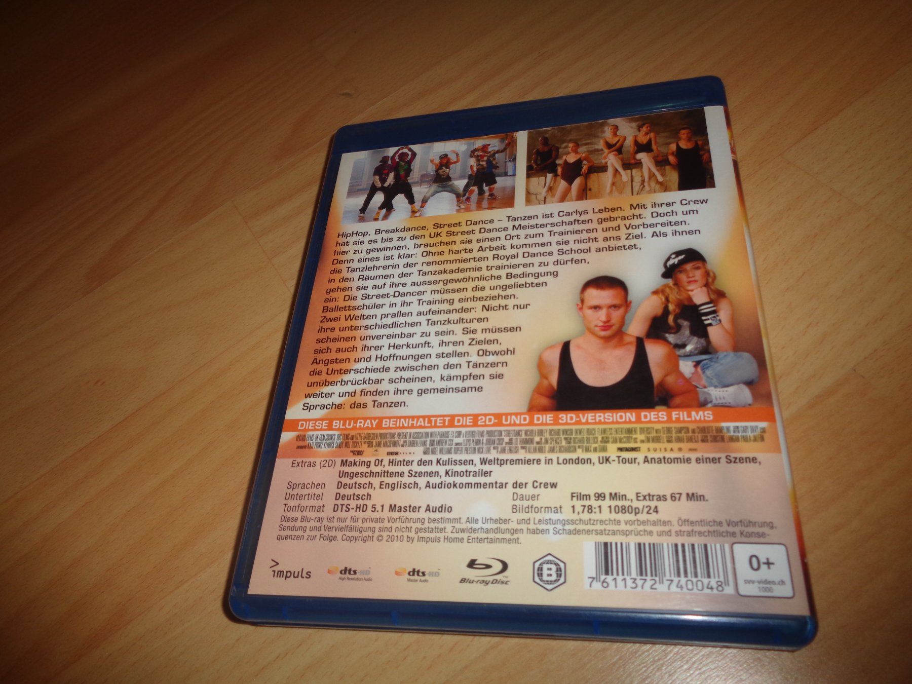 Tutti i DVDs: Street Dance 3D BLU-RAY – Usato da Olten venduto da Disc-Verkauf 2