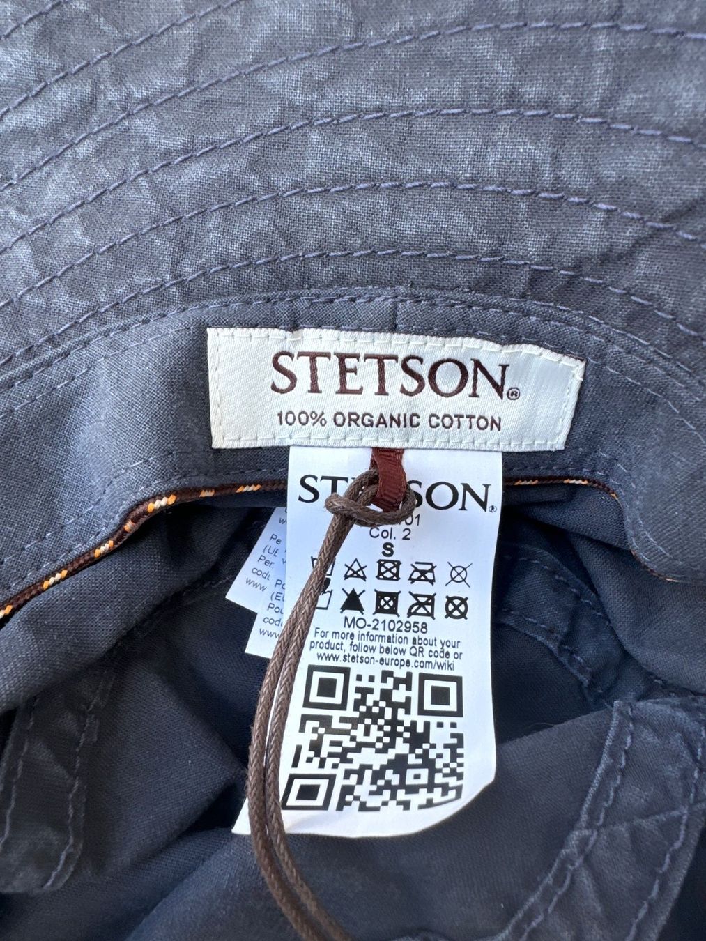 Stetson Copricapi, berretti & cappellini: Chapeau STETSON S 100% coton – Nuovo e nell'imballaggio originale da Arnex-sur-Orbe venduto da cameleonfringant 3