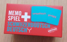 Memo Spiel Schwiizerdüütsch - Deutsch Fidea NEU