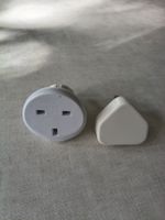 Reiseadapter Set UK auf EU Stecker weiss gebraucht, UK USB