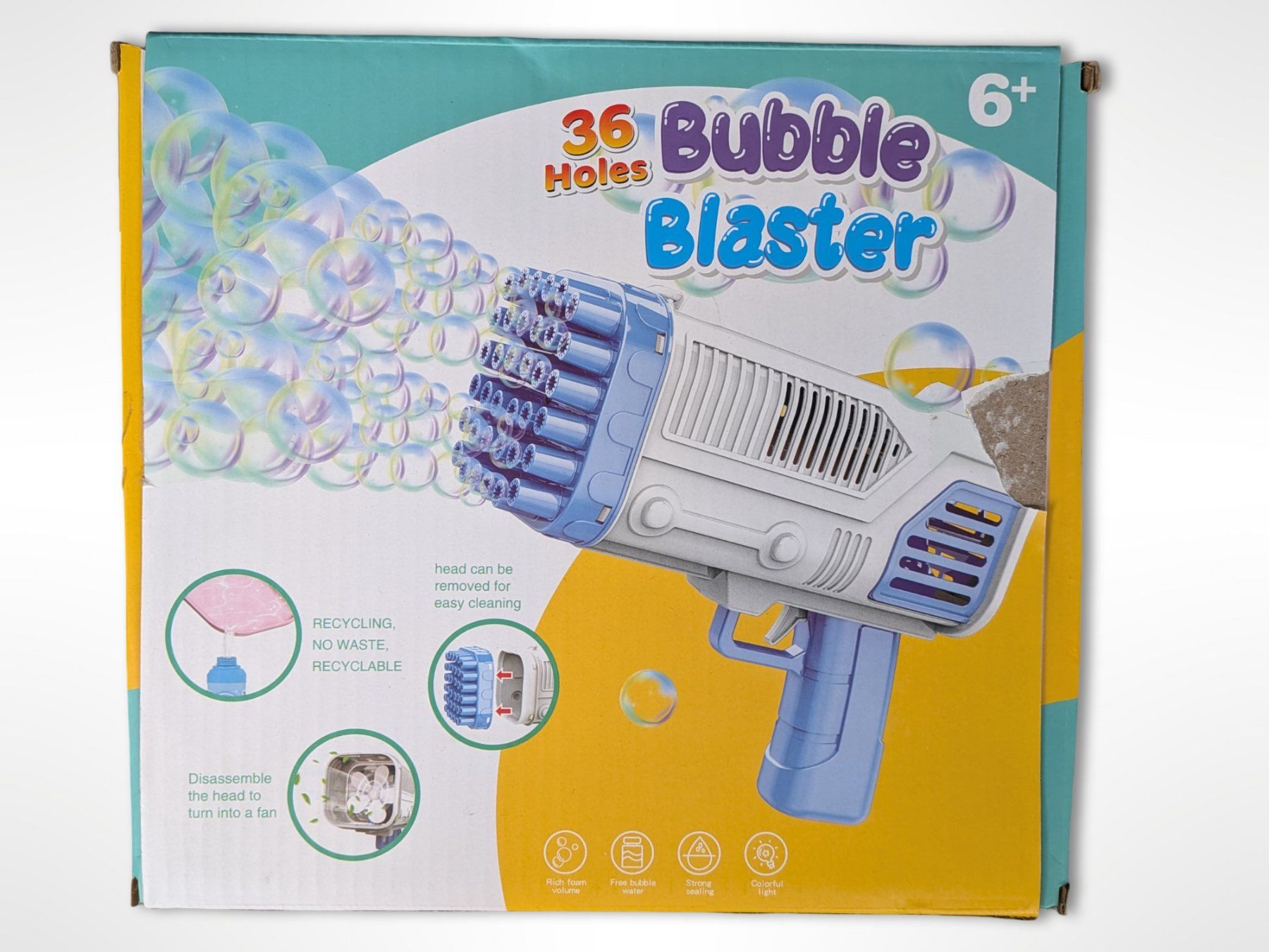 Giocattoli: BUBBLE BLASTER Seifenblasenpistole – Nuovo (secondo la descrizione) da Suhr venduto da Restwert_Suhr 1