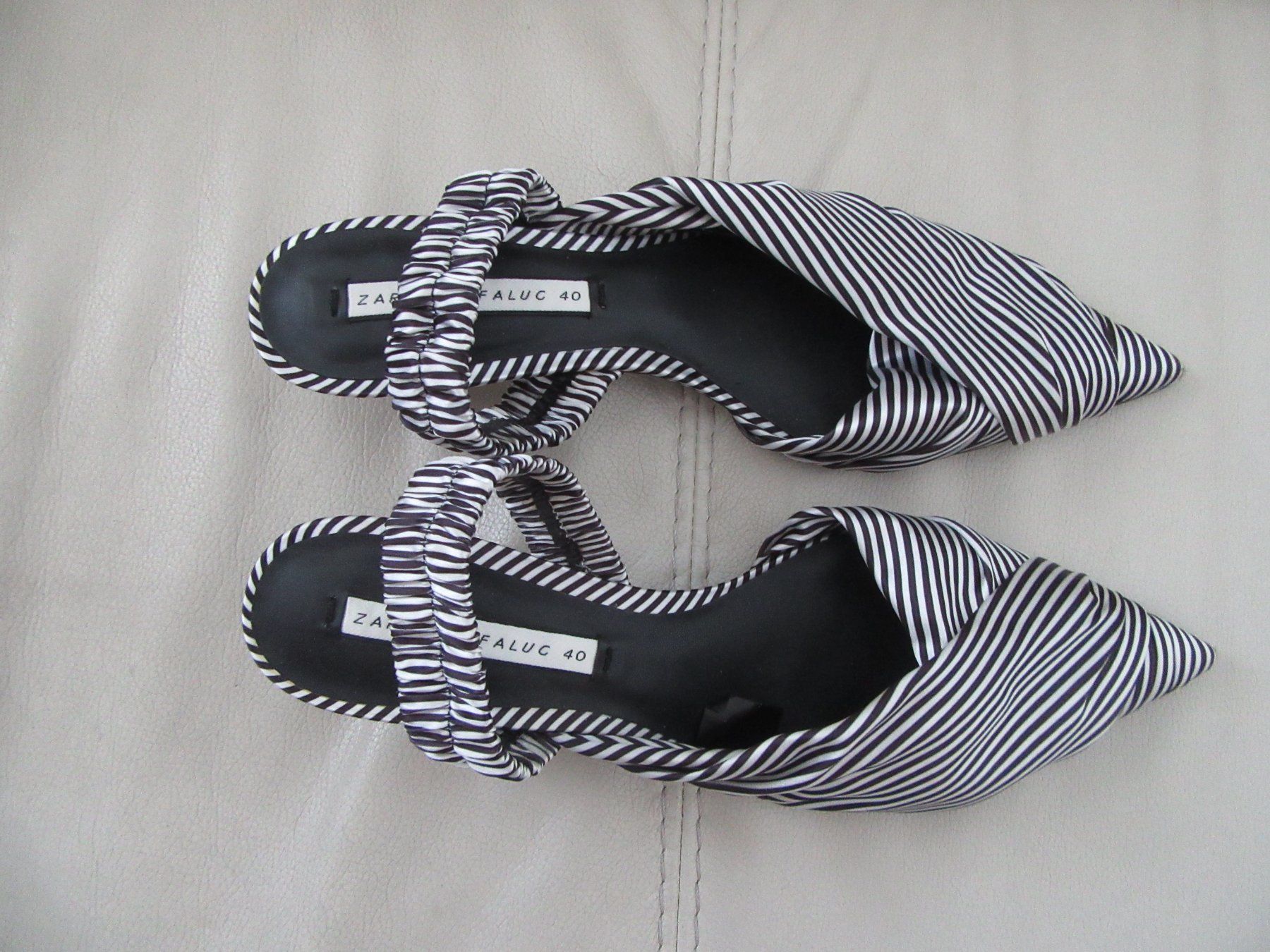 Zara Damenschuhe: Damen Sandalette Gr 40  ZARA – Neu (gemäss Beschreibung) aus Mels von Sandylein 2