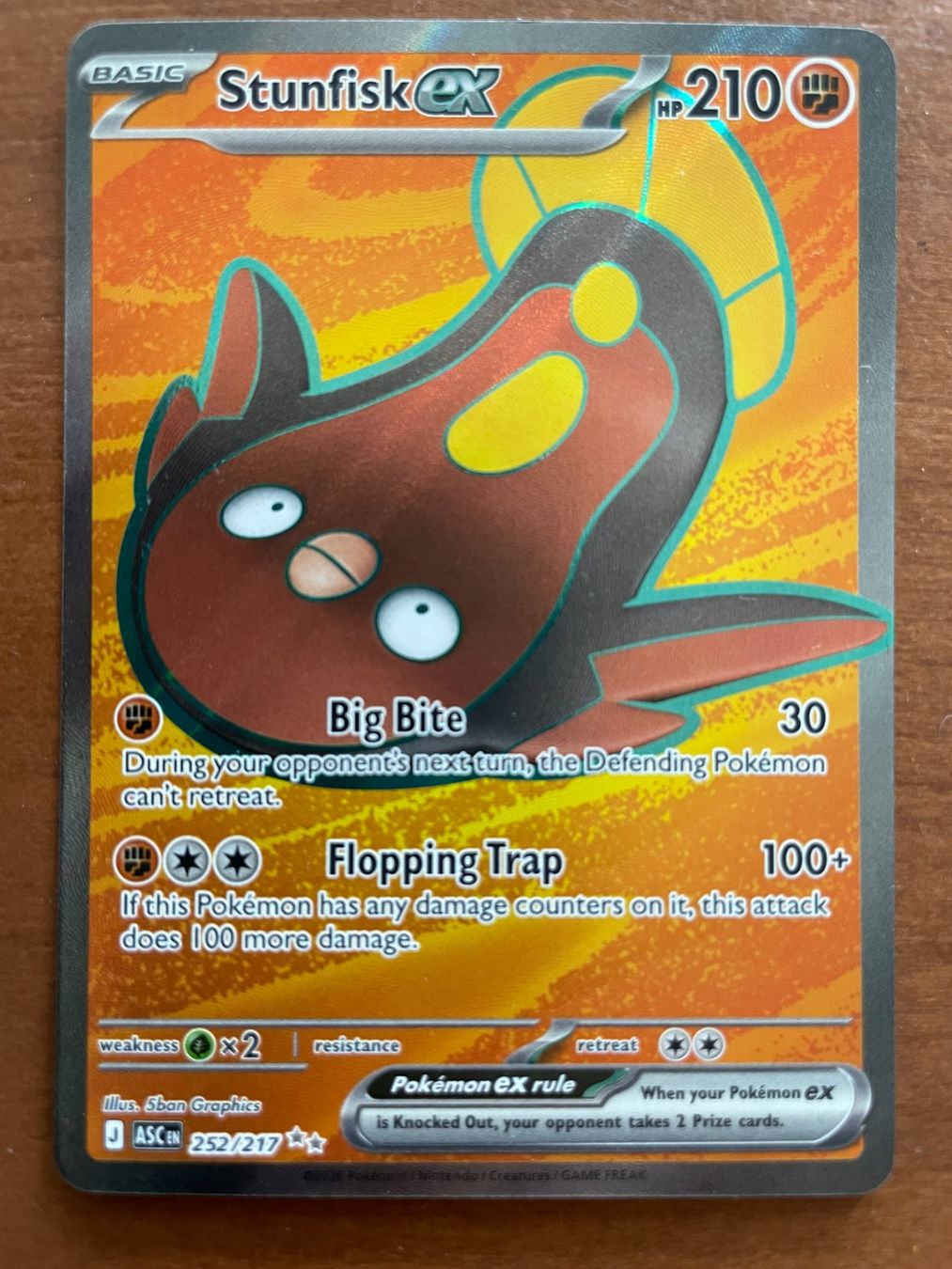 Pokémon Carte collezionabili: Pokemon Stunfisk eX (Versand gratis) – Nuovo (secondo la descrizione) da Chur venduto da Angerson