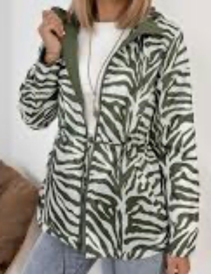 Giacche: Trendige Übergangsjacke mit Zebra-Muster, Grösse M – Nuovo (secondo la descrizione) da Hendschiken venduto da Uraniali 6