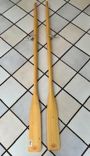 Schlauchboote, Kajaks & Kanus: 2 Holzruder mit Rudergabel 180 cm – Neu (gemäss Beschreibung) aus Lohn-Ammannsegg von