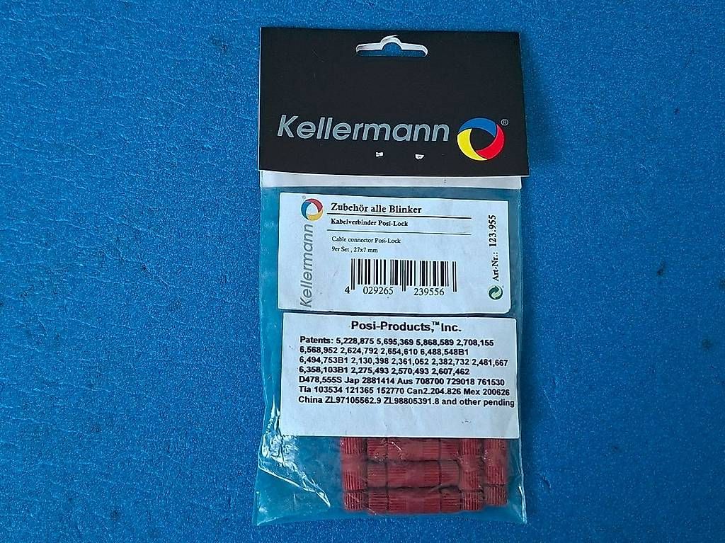 Tutti i ricambio per moto: Kellermann Blinker Posi Lock Kabelverbinder 9er Pack – Usato da Schafisheim venduto da Kef1 1