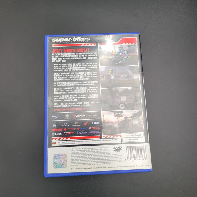 Super-Bikes Riding Challenge sur PlayStation 2