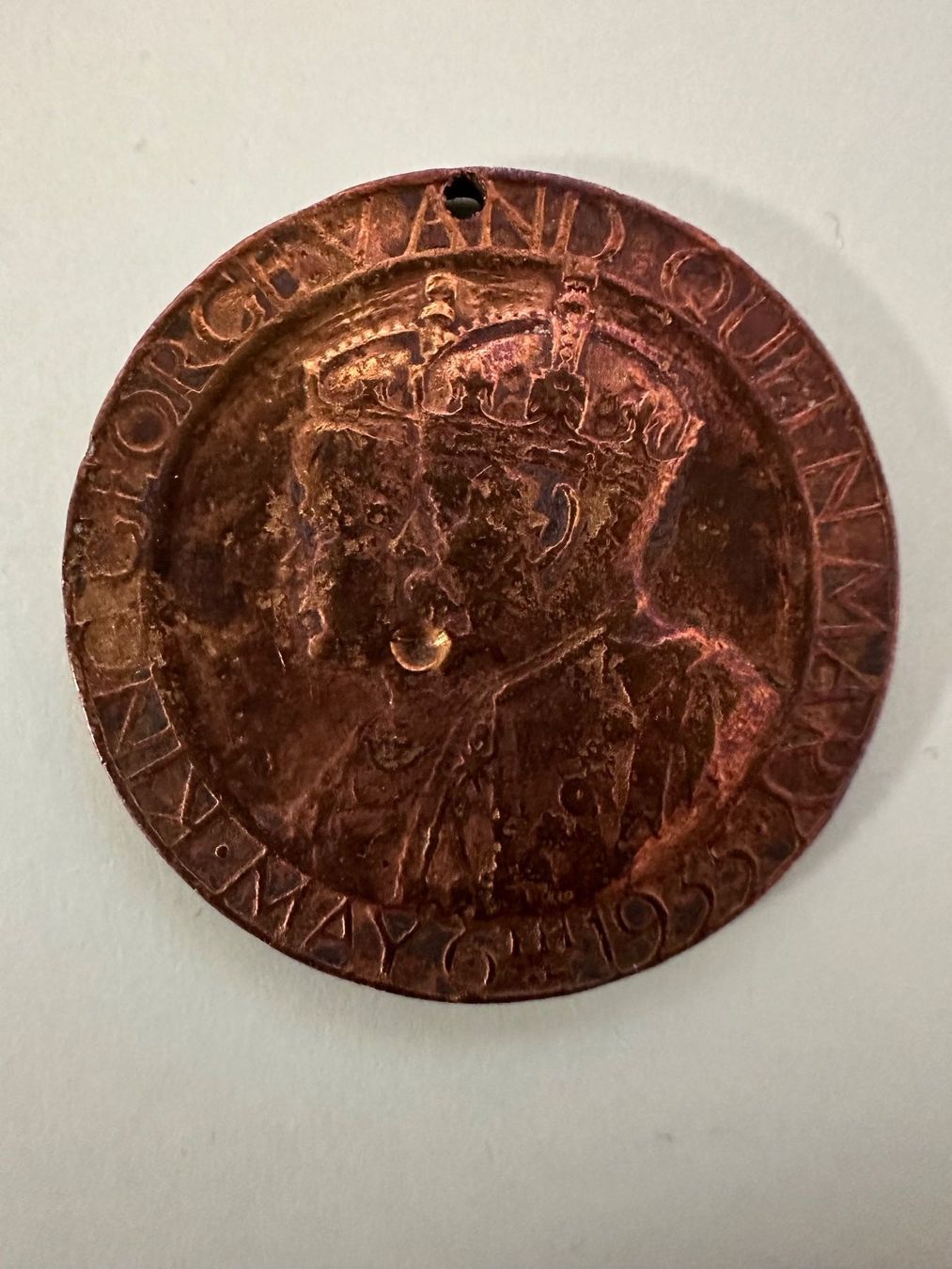 Medaillen: ENGLAND 1935 JUBILÄUM KING GEORGE V – Gebraucht aus Watt von phila13
