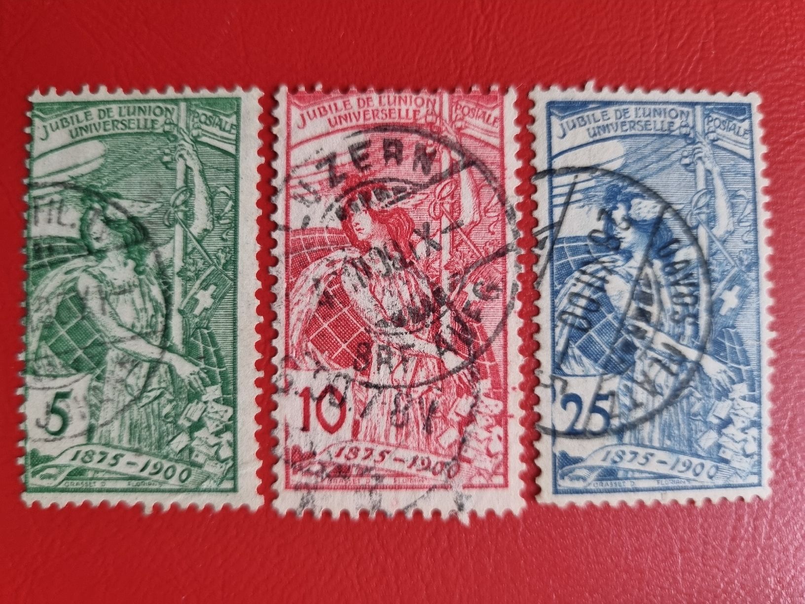 Tutti i francobolli: UPU - SERIE JAHR 1900 - GESTEMPELT – Usato da Heimenschwand venduto da rog_p7h9