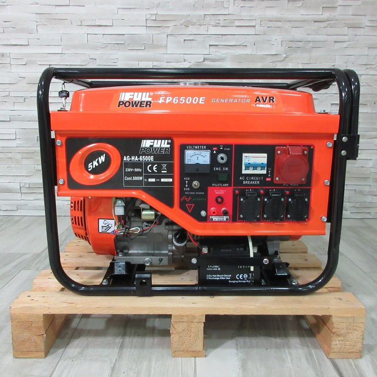 Stromerzeuger 5500 W 13PS E-Start Generator Notstromaggregat