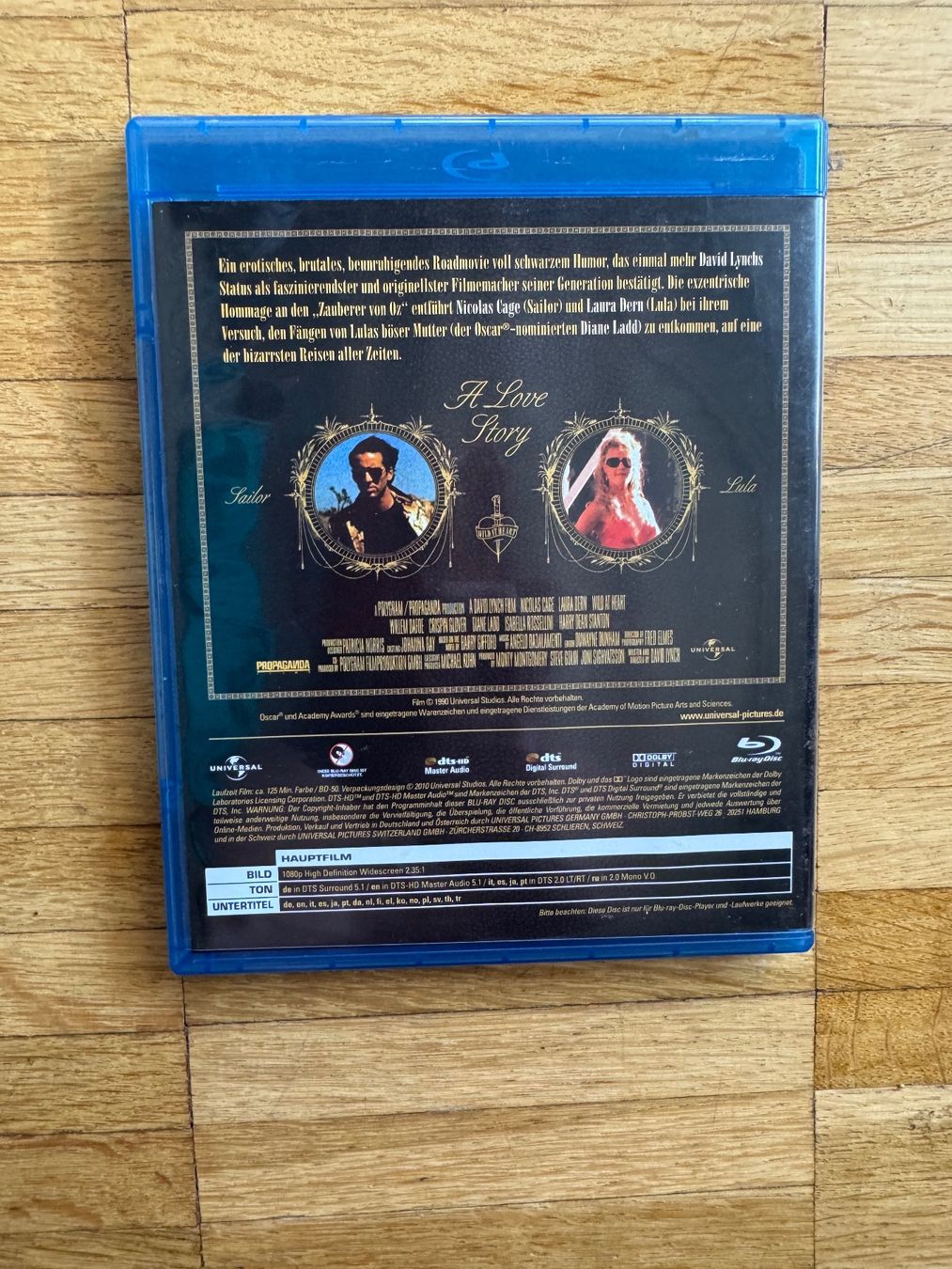Tutti i DVDs: WILD AT HEART  (BLU-RAY) DAVID LYNCH – Usato da Basel venduto da san_2qlq 1