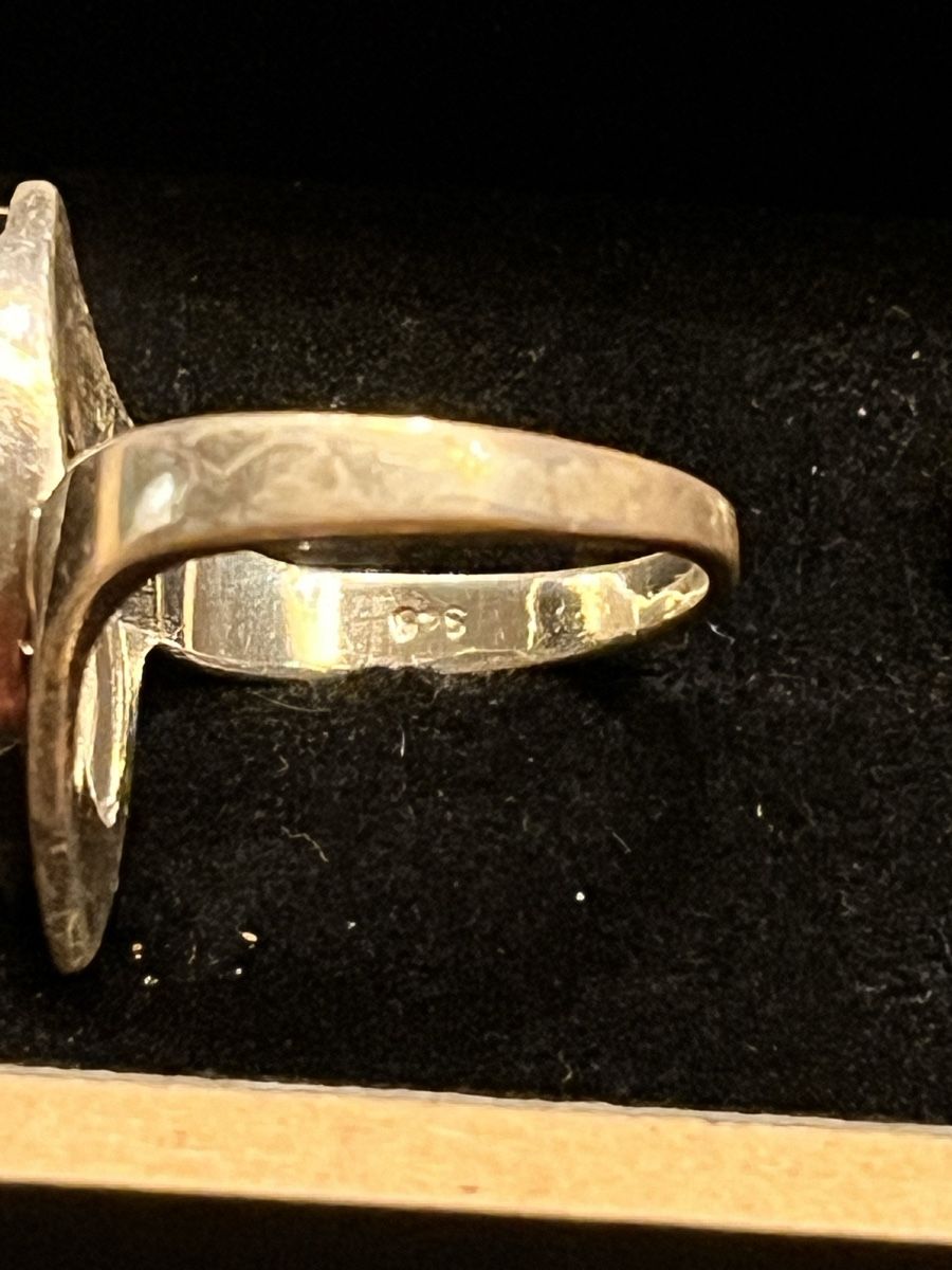 Ringe: Silber Ring + Ohrringe mit schwarzem Stein, Schmuck,Geschenk – Gebraucht aus Breitenbach von Alice_xy 2