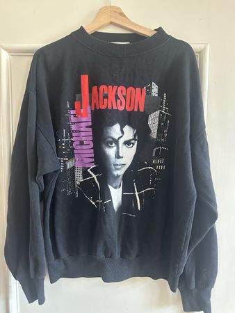 Vintage Michael Jackson BAD Tour 88 Sweater Kult Rarität