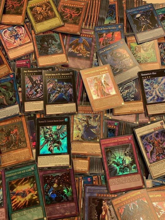 YUGIOH!! 500 Karten! 400 Common+50 Rares+50 Holos! Deck Samm Kaufen