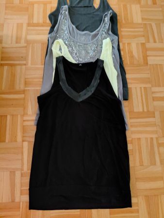 4 Damen Träger Shirt gr M