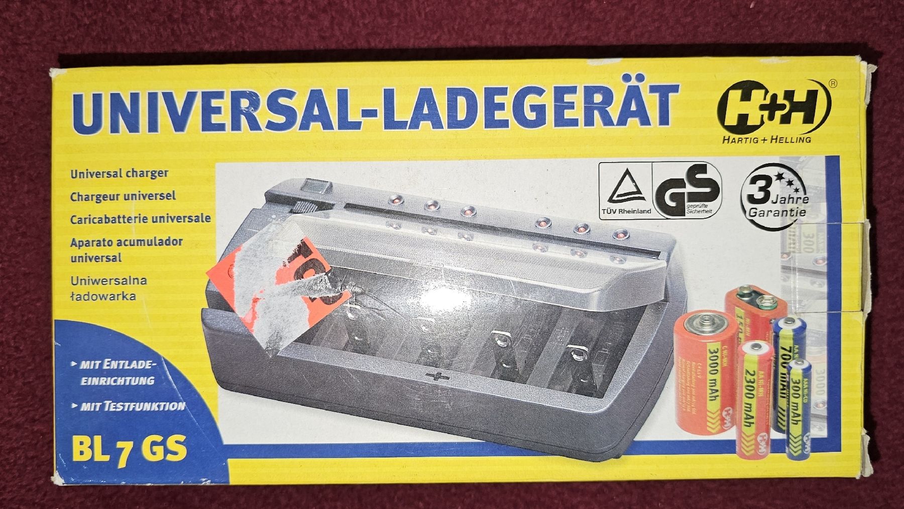 Caricatori & Batterie: Universal Ladegerät H+H BL 7GS - Neuwertig – Nuovo (secondo la descrizione) da Holderbank AG venduto da Dale29