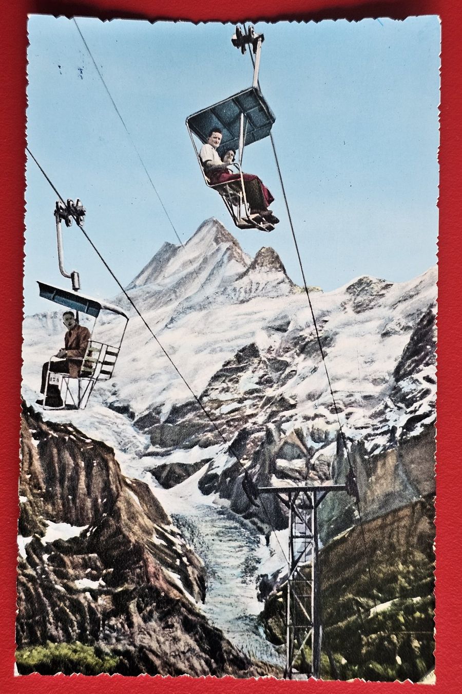 Ansichtskarten: AK GRINDELWALD SESSELBAHN SEILBAHN MÄRKLE FIRST RESTAURANT – Neu (gemäss Beschreibung) aus Düdingen von Quartierstrasse