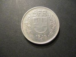 5.- Fr 1950 Superbe pièce  Superbe qualité