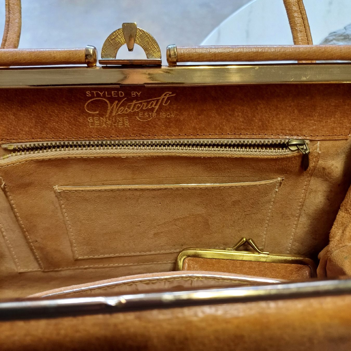 Taschen für Damen: Westcraft vintage Leder Tasche – Gebraucht aus Merenschwand von Brockinell 9