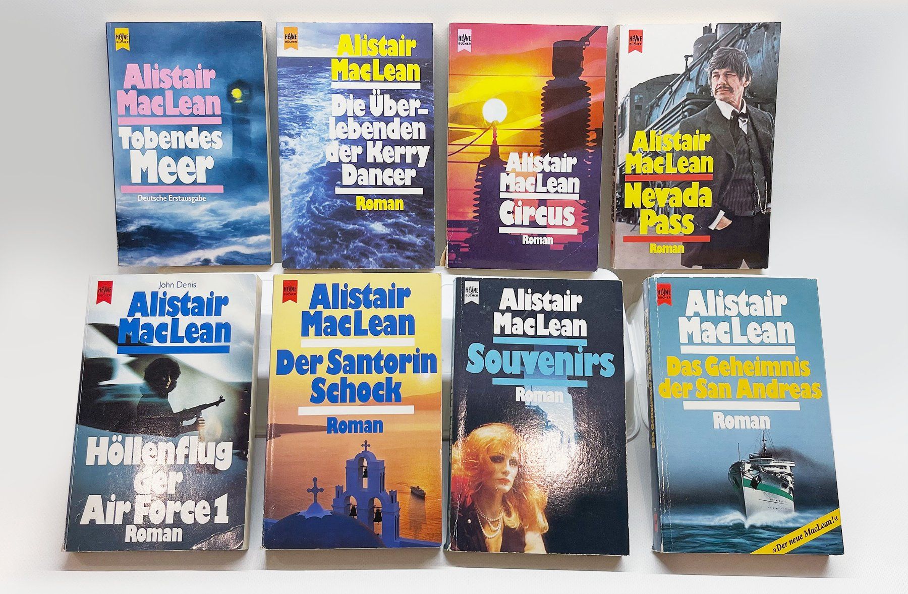 Bücher: Alistair MacLean Thriller-Romane, grosse Sammlung – Gebraucht aus Auslikon von Python64 1