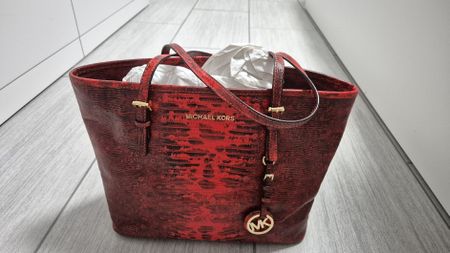 Michael Kors Jet Set Travel Tote Mandarino, nuova!