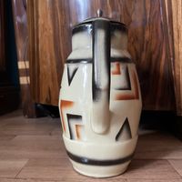 Vintage 1930s Art deco tisanière pitcher  porcelain Jug