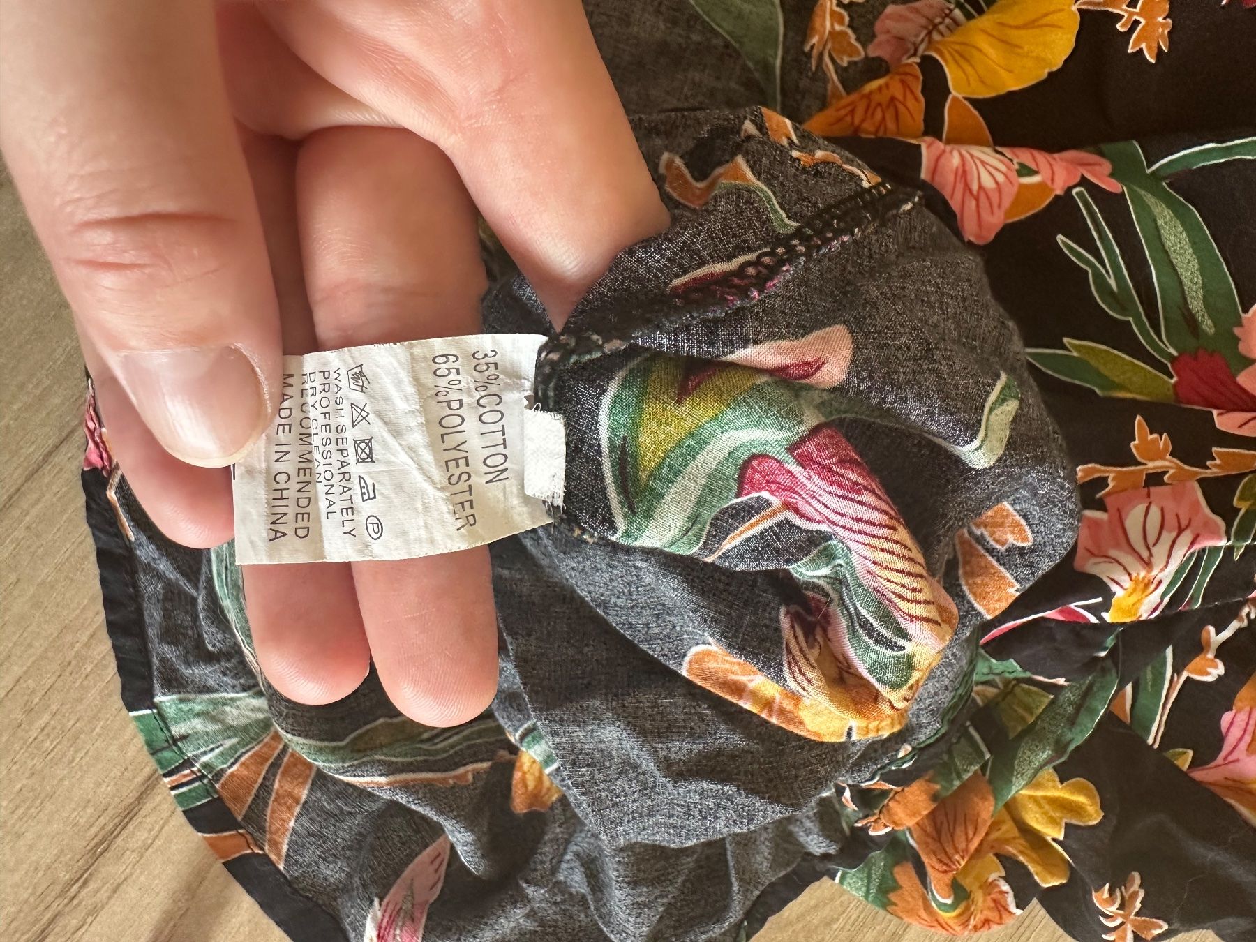 Asos Vestiti: Robe noire à motif fleuris – Usato da Lausanne venduto da sou_w9bl 5