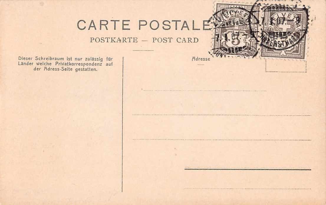 Cartoline postali: GRUSS vom HORNBACH ZH – Usato da Winterthur venduto da SchatzchischtliWinti 1