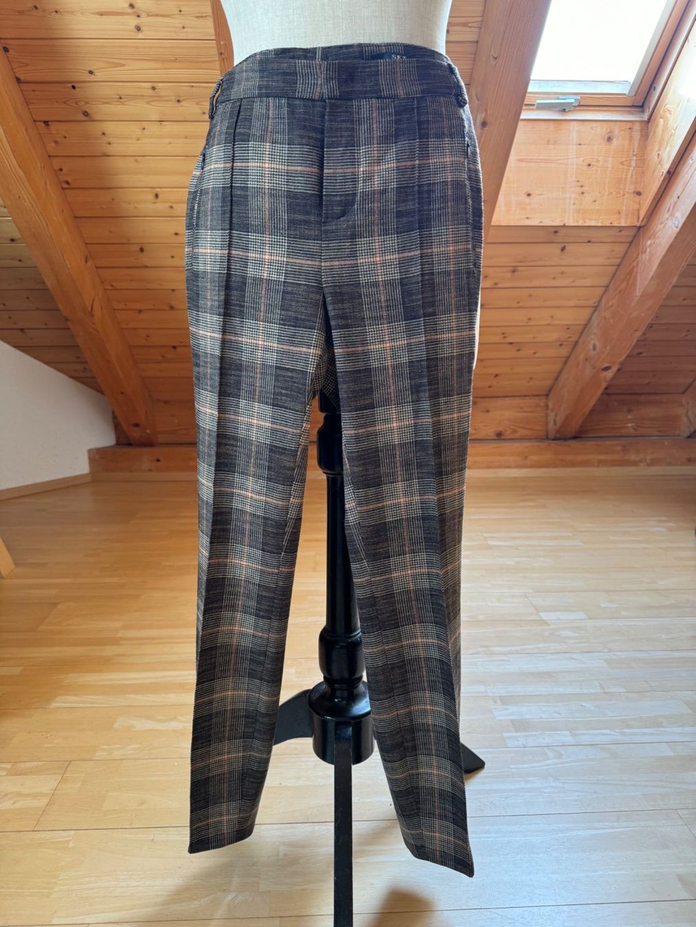 Hosen: Stoffhose kariert von SET, Gr. 38 – Neu (gemäss Beschreibung) aus Stäfa von Mofi8712