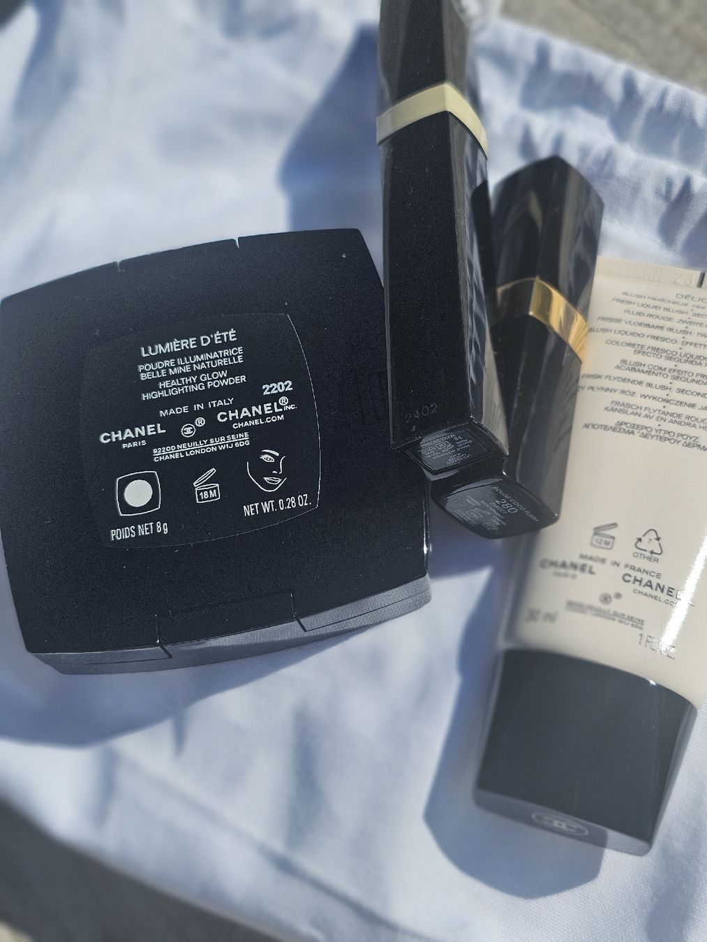 Chanel Make-up: Chanel Les Beiges Set Komplett+Liedschatten Etui +Raffia Box – Neu und originalverpackt aus Oberwil BL von daniellea_k 2