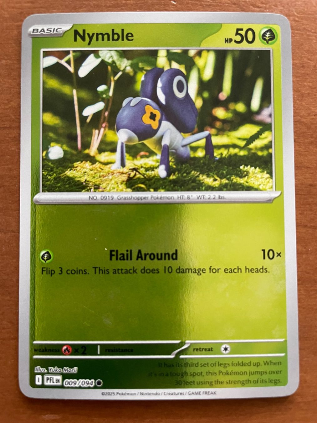 Pokémon Carte collezionabili: Pokemon Nymble Reverse (Versand gratis) – Nuovo (secondo la descrizione) da Chur venduto da Angerson