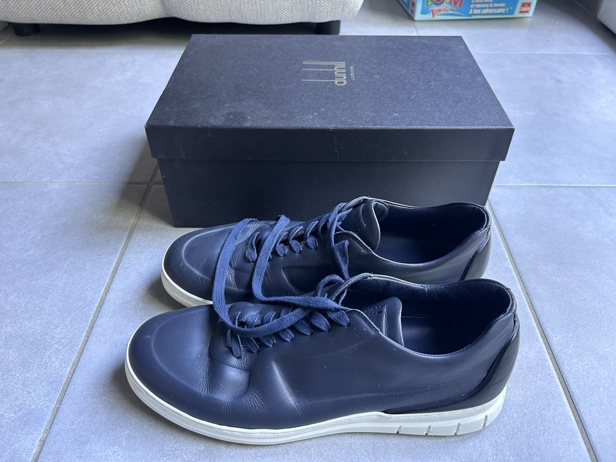 Dunhill Scarpe da uomo: Baskets bleu Dunhill 43.5 – Usato da Genève venduto da Sarahchge 3